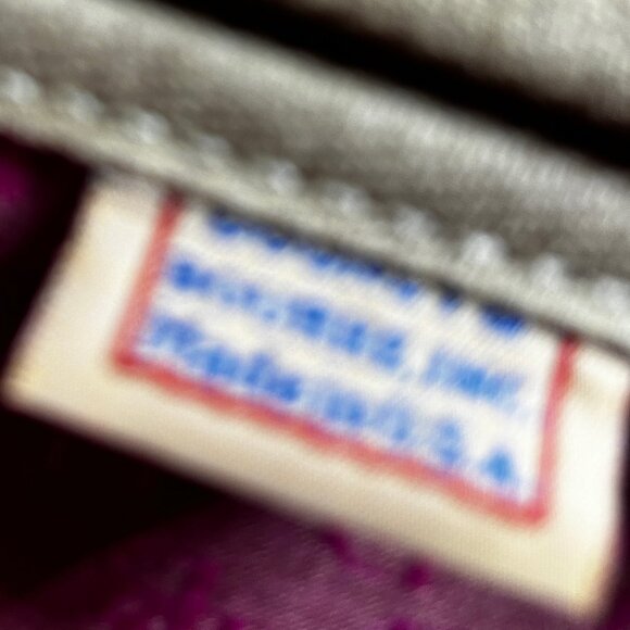 DOONEY BOURKE LARGE SATCHEL DARK PINK CANVAS LIGHT PINK "DB" LOGO WITH TAN TRIM - Picture 7 of 10